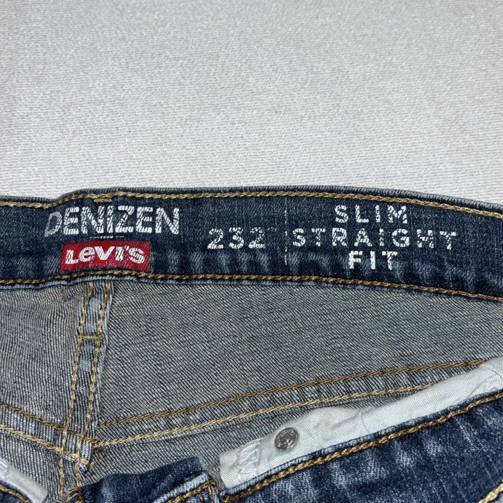 Levi’s 232 men’s slim straight fit blue jeans 30”x32” - Picture 2 of 8